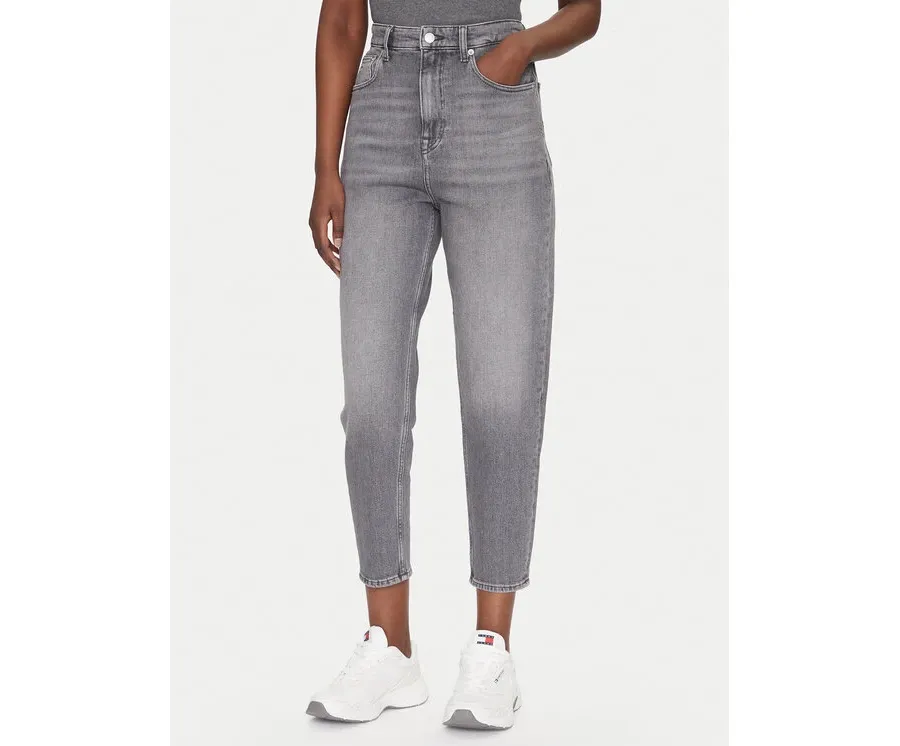 obrazek 1 Tommy Jeans Jeansy DW0DW20648 Szary Mom Fit