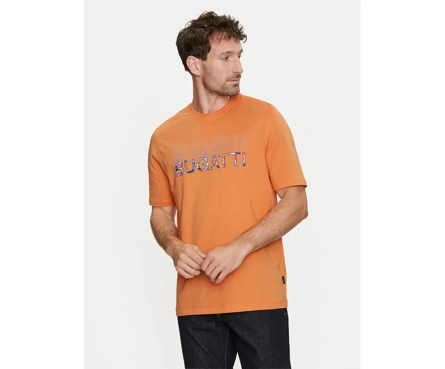 obrazek 1 Bugatti T-Shirt 8350 55043A Pomarańczowy Regular Fit
