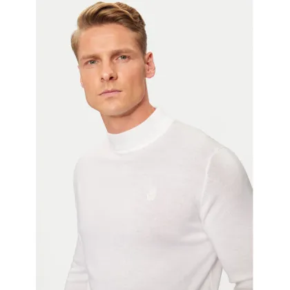 Zdjęcie KARL LAGERFELD Golf 655002 544399 Biały Regular Fit