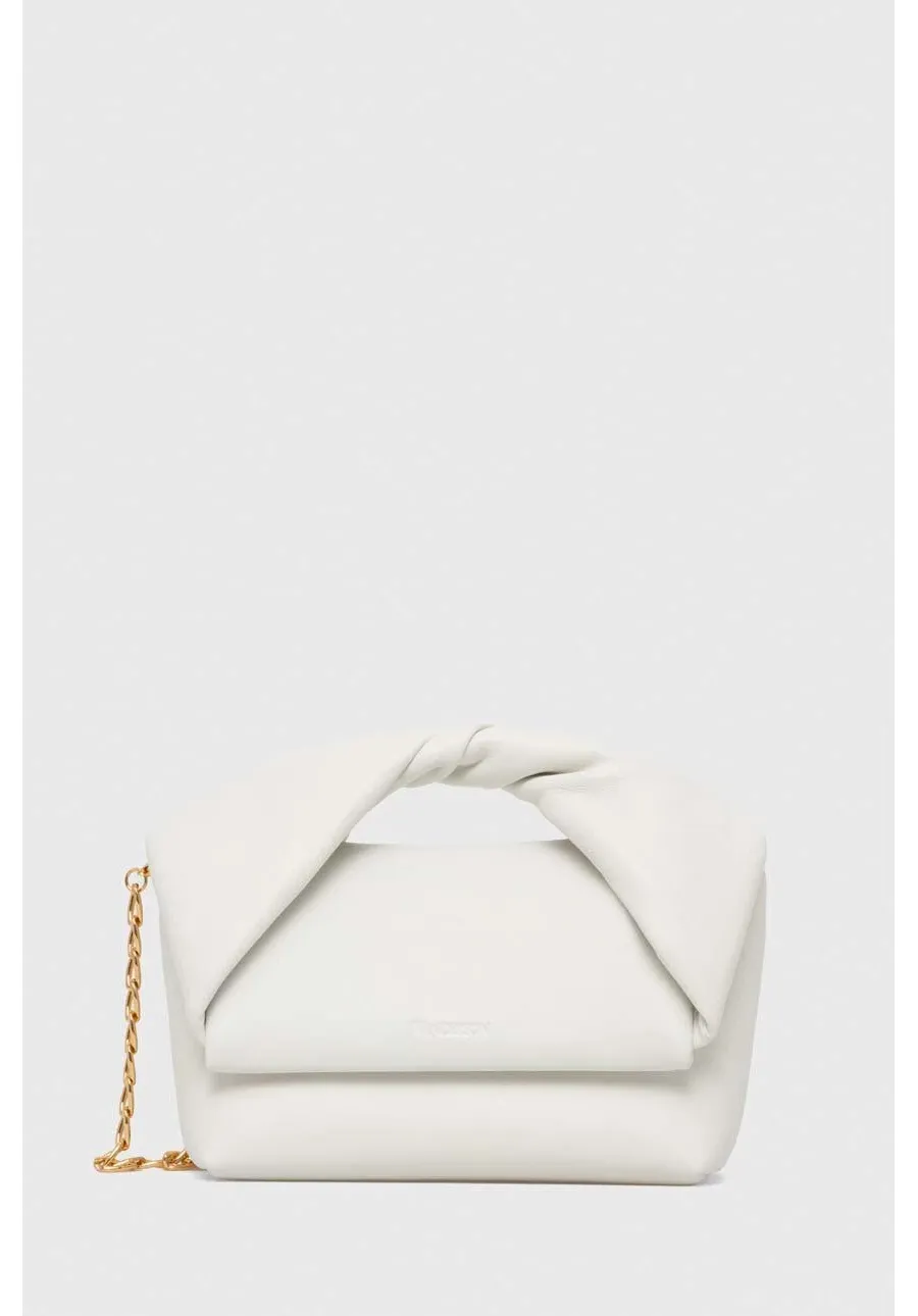 obrazek 1 JW Anderson torebka skórzana Midi Twister Bag kolor beżowy HB0539.LA0088
