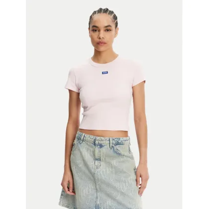 Zdjęcie HUGO T-Shirt Baby 50510749 Różowy Slim Fit