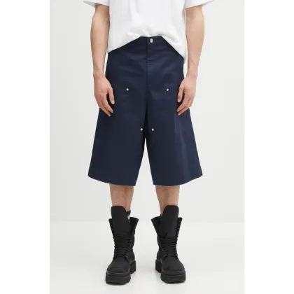 Zdjęcie Wales Bonner szorty Kingston męskie kolor granatowy MS25TR05.PL01.599