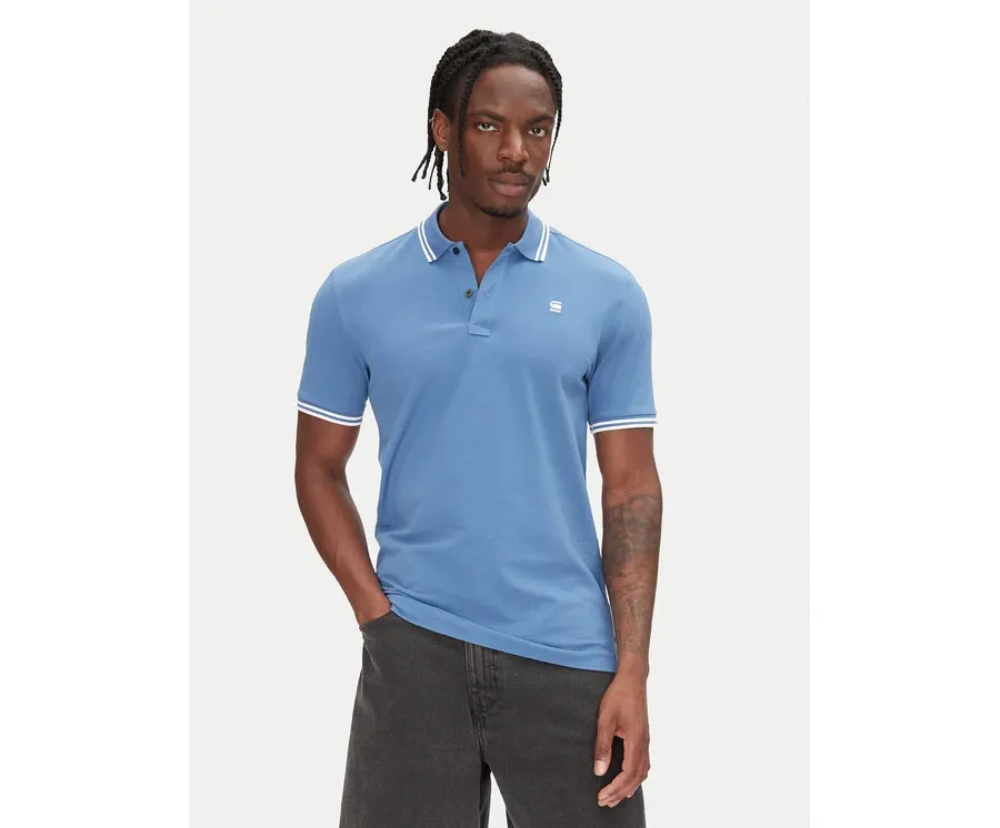 obrazek 1 G-Star Raw Polo Dunda D17127-5864 Brązowy Slim Fit