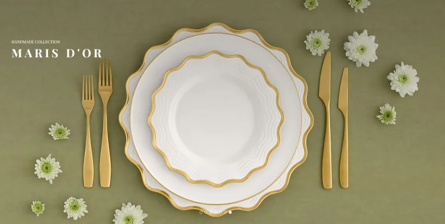 obrazek 3 Talerz serwisowy 32 cm Maris d'Or z porcelany