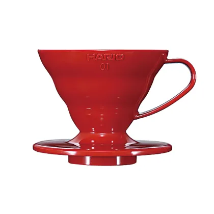 Zdjęcie Hario plastikowy Drip V60-01 Czerwony HARIO