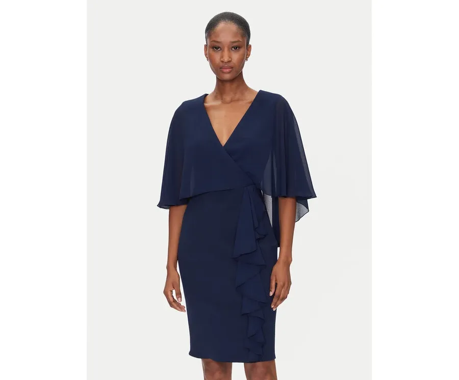 obrazek 1 Rinascimento Sukienka koktajlowa CFC0123560003 Granatowy Regular Fit