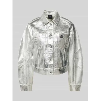 Zdjęcie Armani Exchange Kurtka jeansowa XW000098 AF10836 M8047 Srebrny Regular Fit