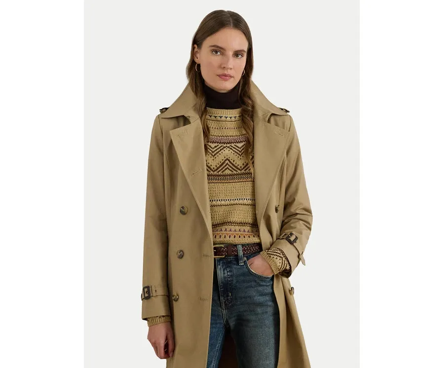 obrazek 1 LAUREN RALPH LAUREN Trencz 297951255004 Beżowy Regular Fit