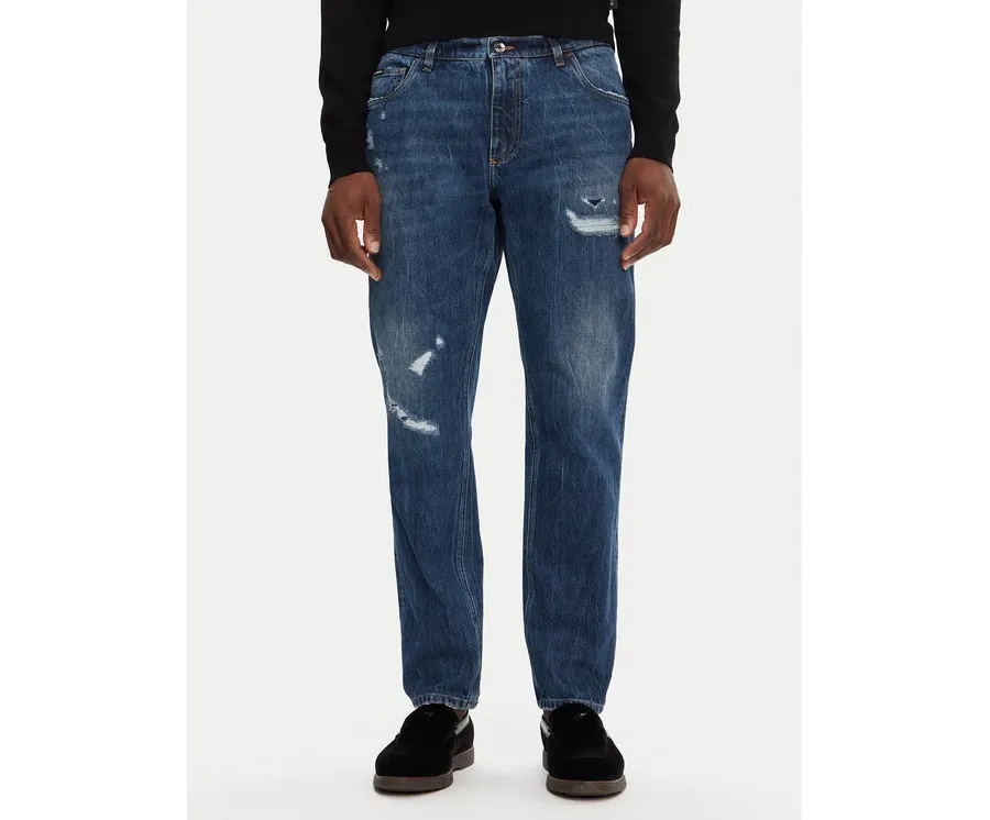 obrazek 1 Dolce&Gabbana Jeansy GYJDAZ G8KE9 S9001 Granatowy Regular Fit