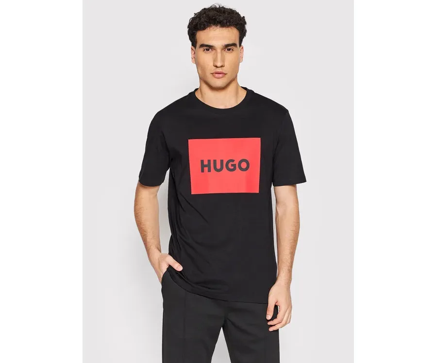 obrazek 1 Hugo T-Shirt Dulive222 50467952 Czarny Regular Fit HUGO