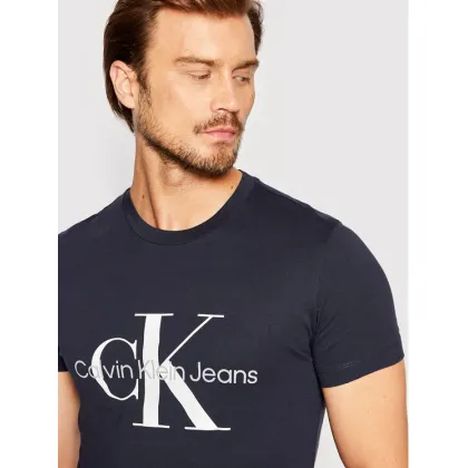 Zdjęcie Calvin Klein Jeans T-Shirt J30J320935 Granatowy Slim Fit
