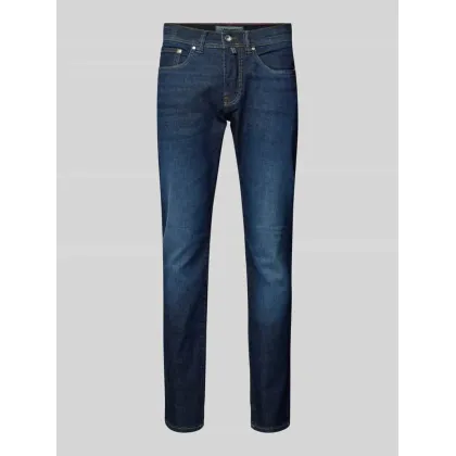 Zdjęcie Jeansy o kroju tapered fit z dodatkiem streczu model ‘Lyon’ — ‘Futureflex’
