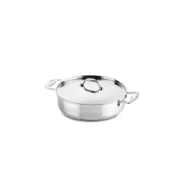 Picture A unique Italian pot for steaming vegetables made of stainless steel
