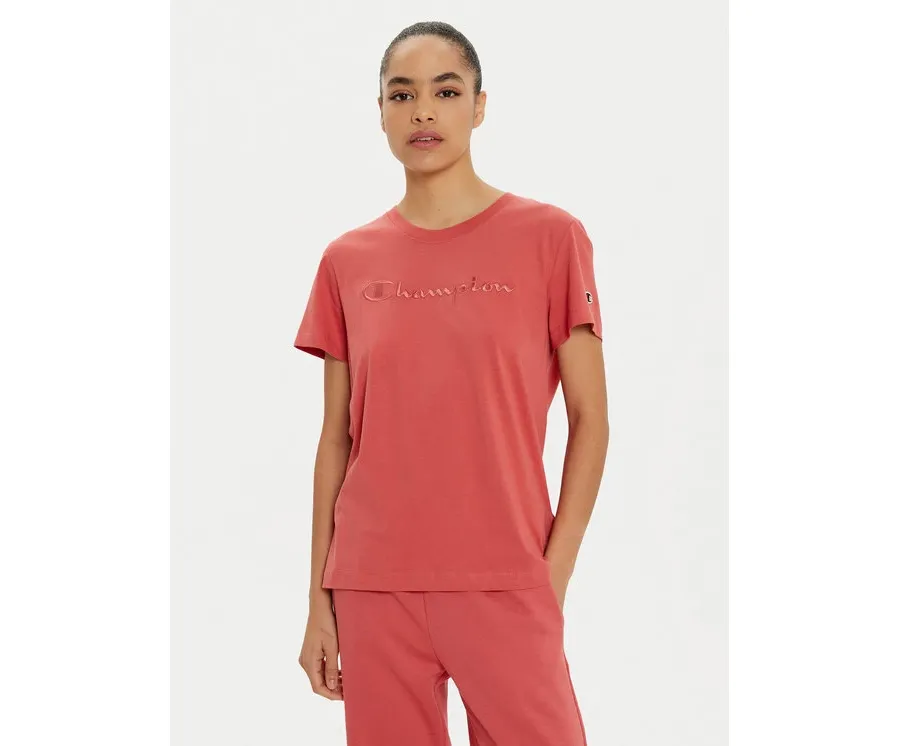 obrazek 1 Champion T-Shirt 117650 Czerwony Slim Fit