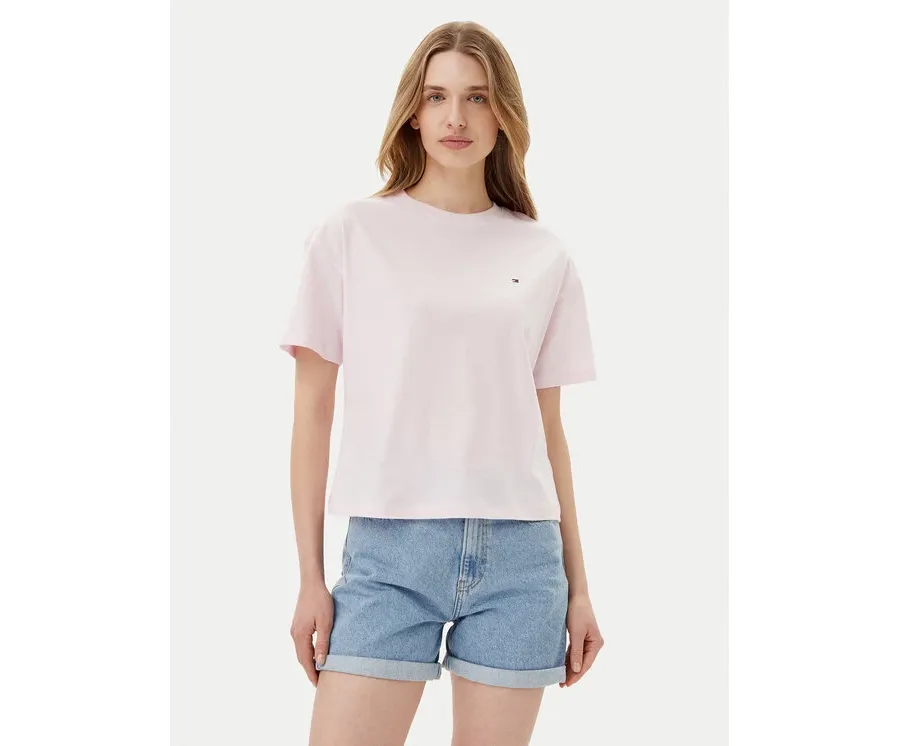 obrazek 1 Tommy Hilfiger T-Shirt UW0UW05763 Różowy Regular Fit