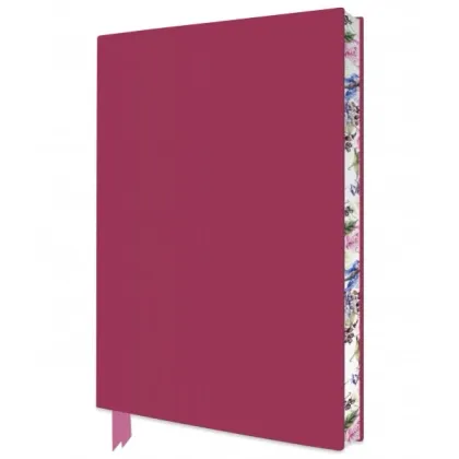 Picture Stylish leather sketchbook (Pink Artisan) - Flame Tree Studio