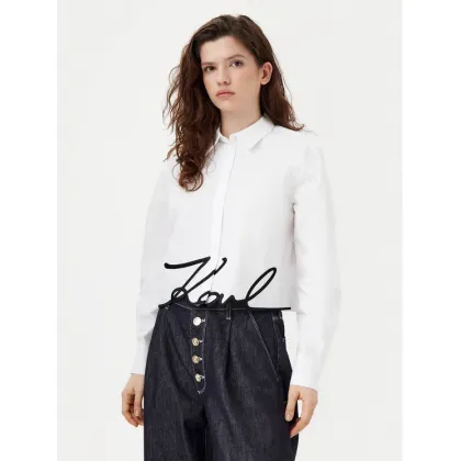 Zdjęcie KARL LAGERFELD Koszula A1W11002 Biały Regular Fit