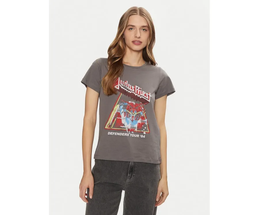 obrazek 1 Noisy May T-Shirt Nate 27032258 Szary Regular Fit