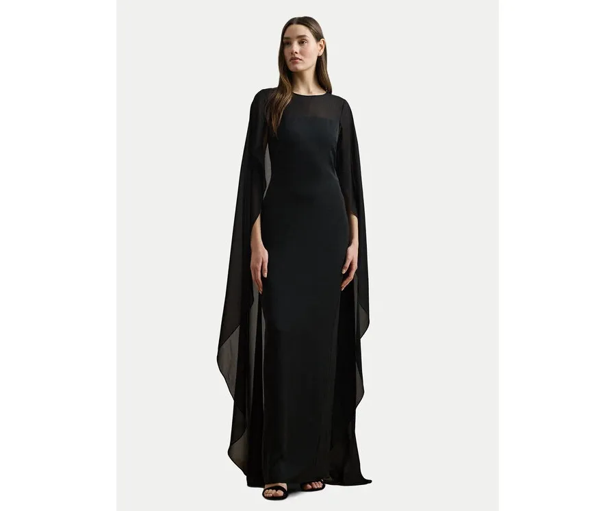 obrazek 1 LAUREN RALPH LAUREN Sukienka wieczorowa 253951606001 Czarny Slim Fit