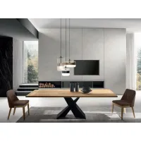 Picture Modern extendable table L. 140+40+40 P. 90 H. 75 cm – Zamagna Italia