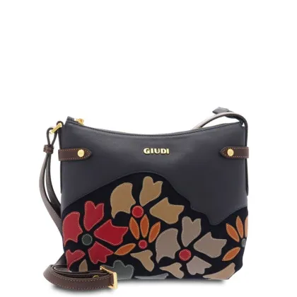 Zdjęcie Elegancka włoska torebka z motywem kwiatów - Giudi