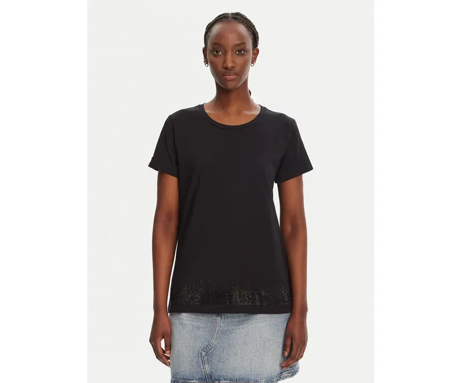 obrazek 1 Liu Jo Sport T-Shirt TA5180 JS923 Czarny Regular Fit