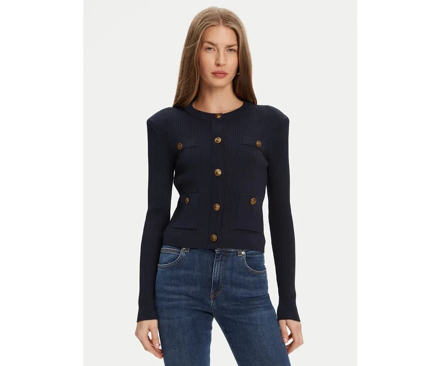 obrazek 1 Guess Kardigan W5YR09 Z0130 Granatowy Regular Fit