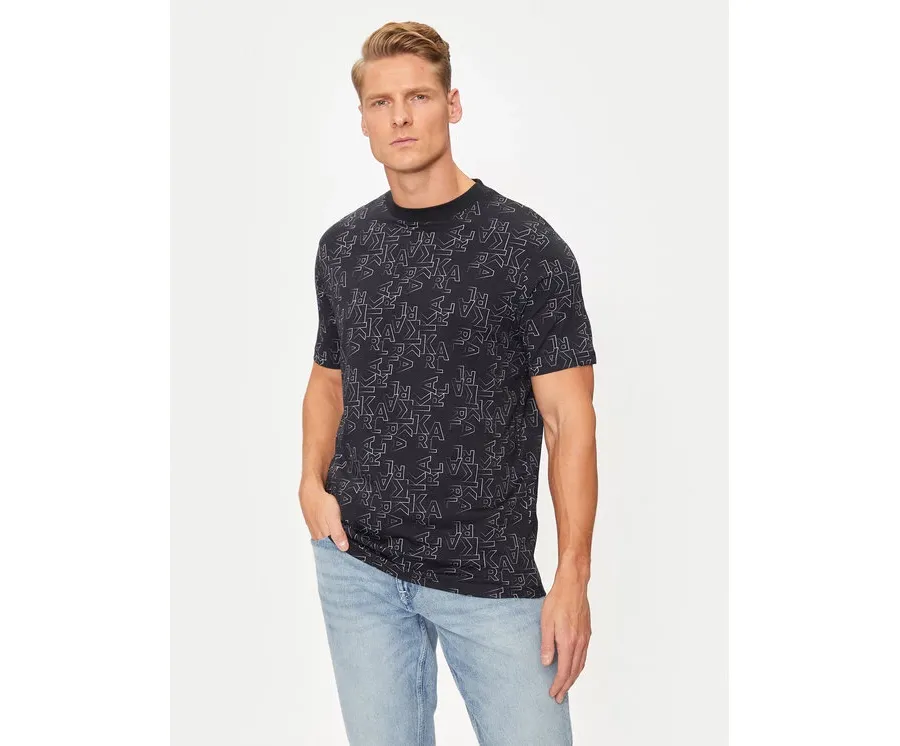 obrazek 1 KARL LAGERFELD T-Shirt 755039 544224 Czarny Regular Fit