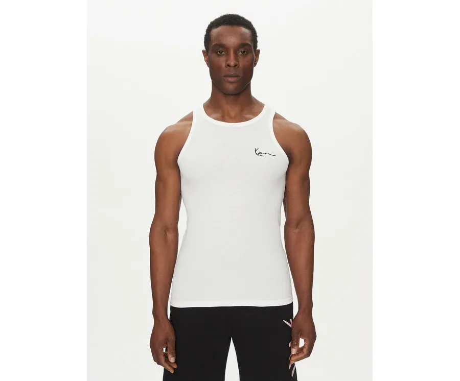 obrazek 1 Karl Kani Tank top Essential 60310020 Biały Slim Fit