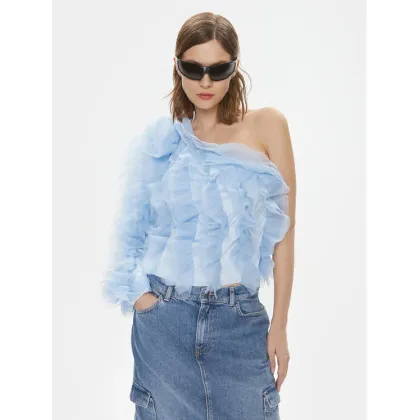 Zdjęcie Custommade Bluzka Samantha 999777224 Błękitny Regular Fit