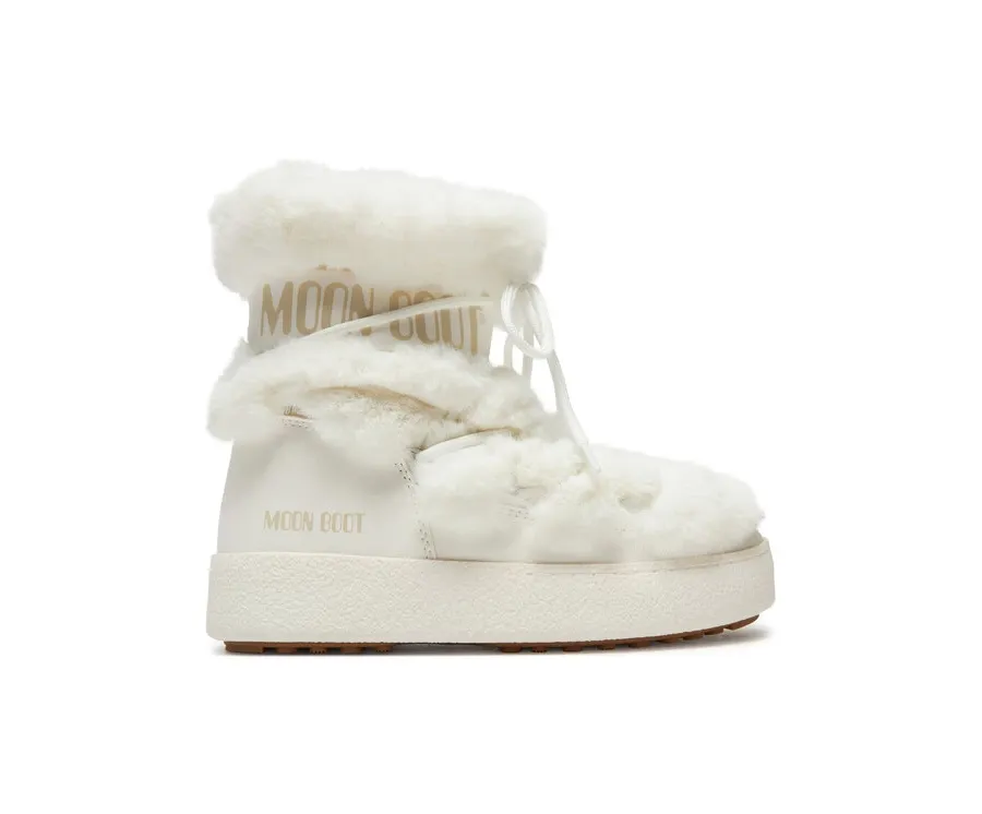 obrazek 1 Moon Boot Śniegowce Ltrack Tube Faux-Fur 80D2450130 Biały
