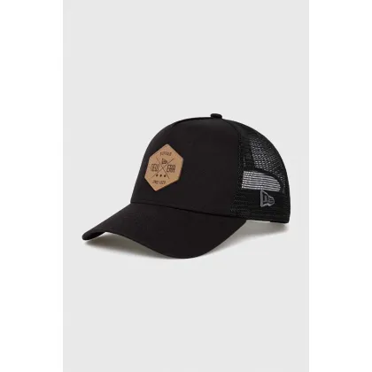 Zdjęcie New Era czapka z daszkiem kolor czarny z aplikacją 12523902.BLK-BLK