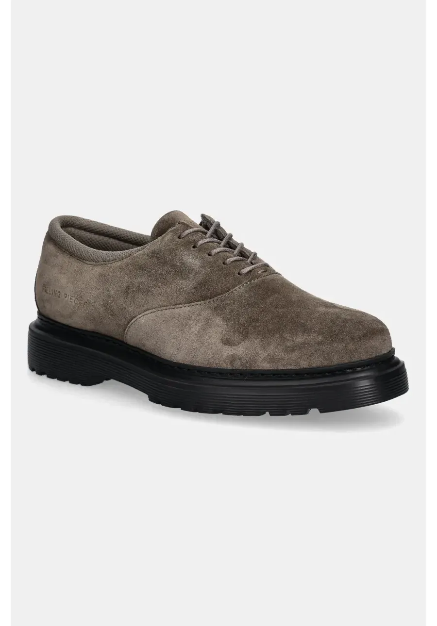 obrazek 1 Filling Pieces półbuty Derby Suede męskie kolor brązowy 74922791174