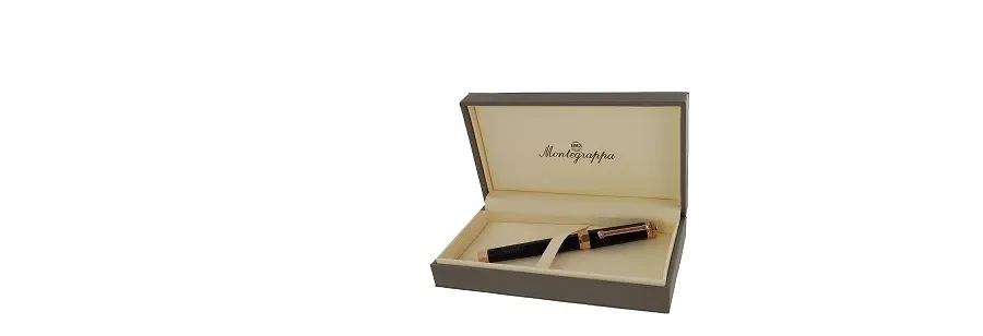 obrazek 2 Różowe Złoto Żywica NeroUnoLinea Pióro Kulkowe Montegrappa