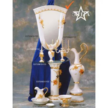 Zdjęcie Urokliwe włoskie ceramiczne lustro