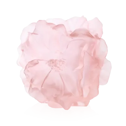 Zdjęcie Duży wazon w formie różowego kwiatu kamelii – marka Daum