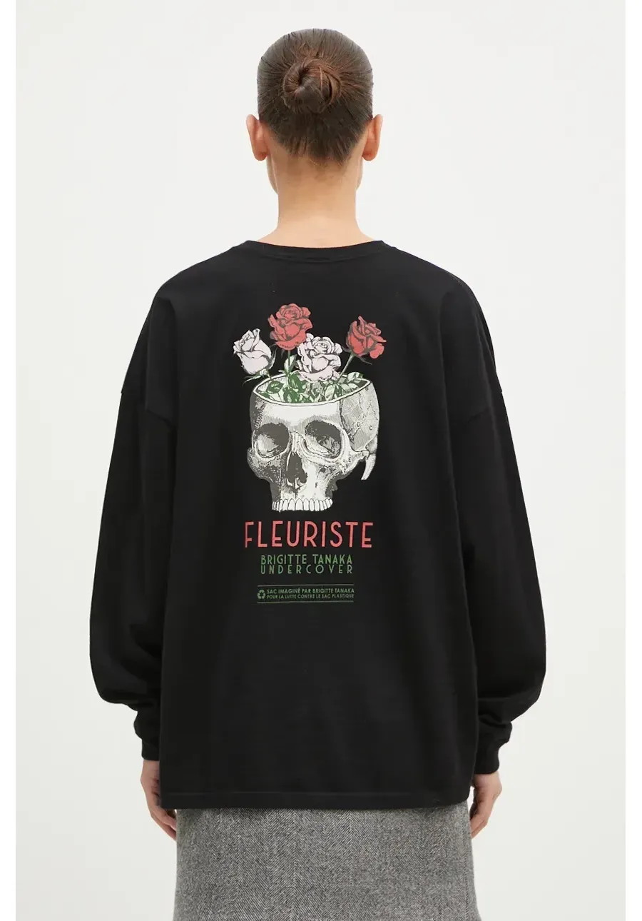 obrazek 1 Undercover longsleeve bawełniany C/S kolor czarny UC2D1892.1