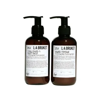 Zdjęcie L:A Bruket Duo Kit Liquid Soap/Hand Cream Lemongrass Zestaw do pielęgnacji ciała 1 szt.