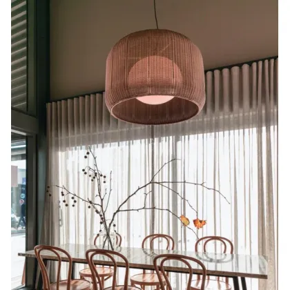 Zdjęcie Duża lampa wisząca w nowoczesnym stylu - ⌀90 cm