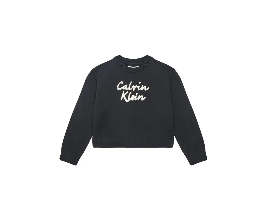 obrazek 1 Calvin Klein Jeans Sweter IG0IG02971 M Czarny Regular Fit