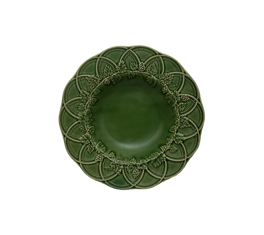 obrazek 1 Piękny głęboki talerz ceramiczny do jadalni - Bordallo Pinheiro