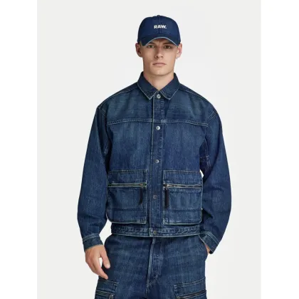 Zdjęcie G-Star Raw Kurtka jeansowa Utility D24330-D577-G334 Niebieski Regular Fit