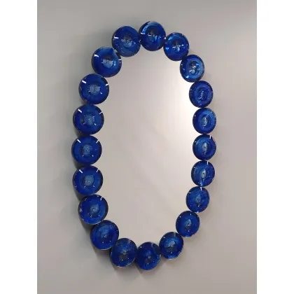 Zdjęcie Stylowe kryształowe lustro Murano