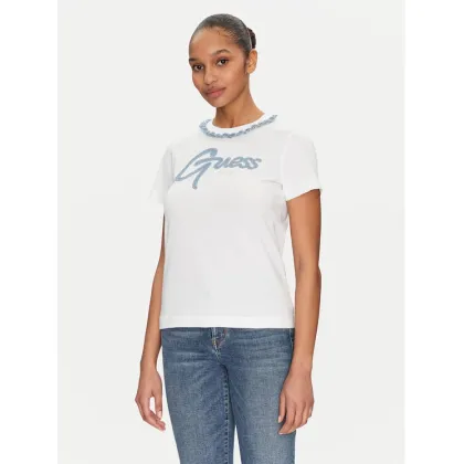 Zdjęcie Guess T-Shirt W5GI03 I3Z14 Biały Regular Fit