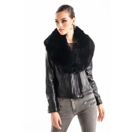 Picture Luxurious elegant fox/raccoon fur collar - A&A Vesa