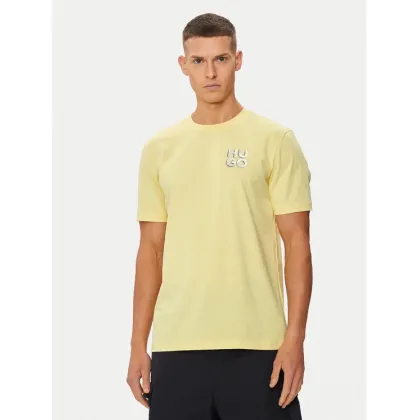 Zdjęcie Hugo T-Shirt Detzington241 50508944 Żółty Regular Fit HUGO