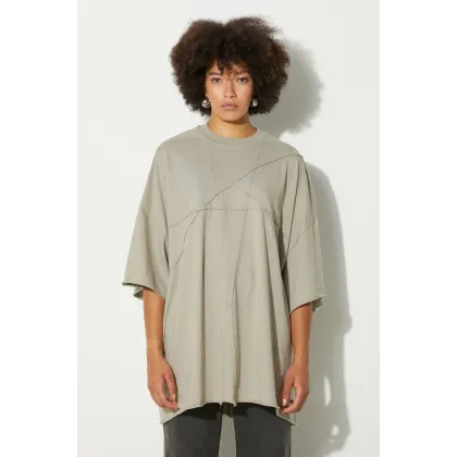 Zdjęcie Rick Owens t-shirt bawełniany Tommy T damski kolor beżowy DS02D2209.RNET1