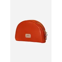 Zdjęcie Mała skórzana torebka w kolorze pomarańczowym - Terida