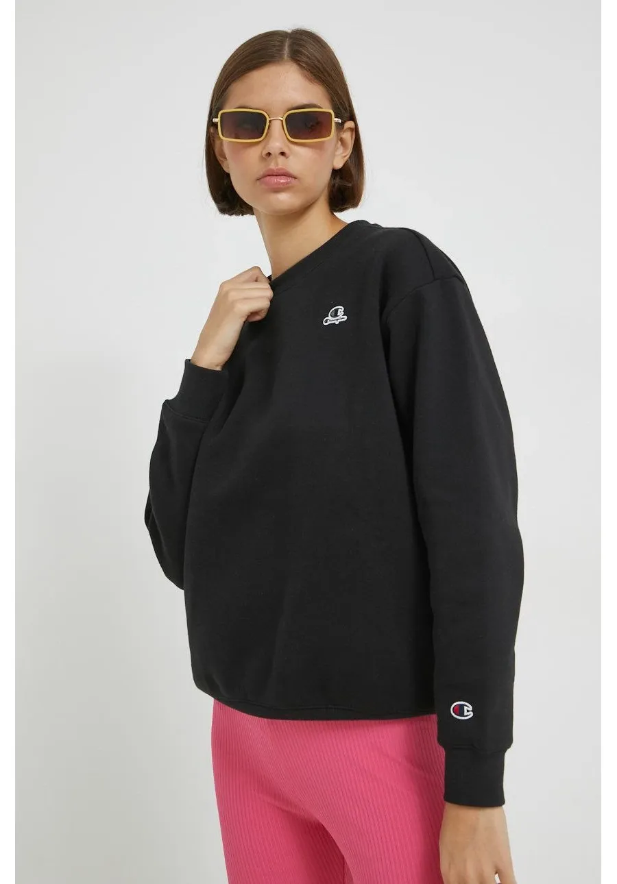 obrazek 1 Champion bluza damska kolor czarny gładka 115483-FLAN