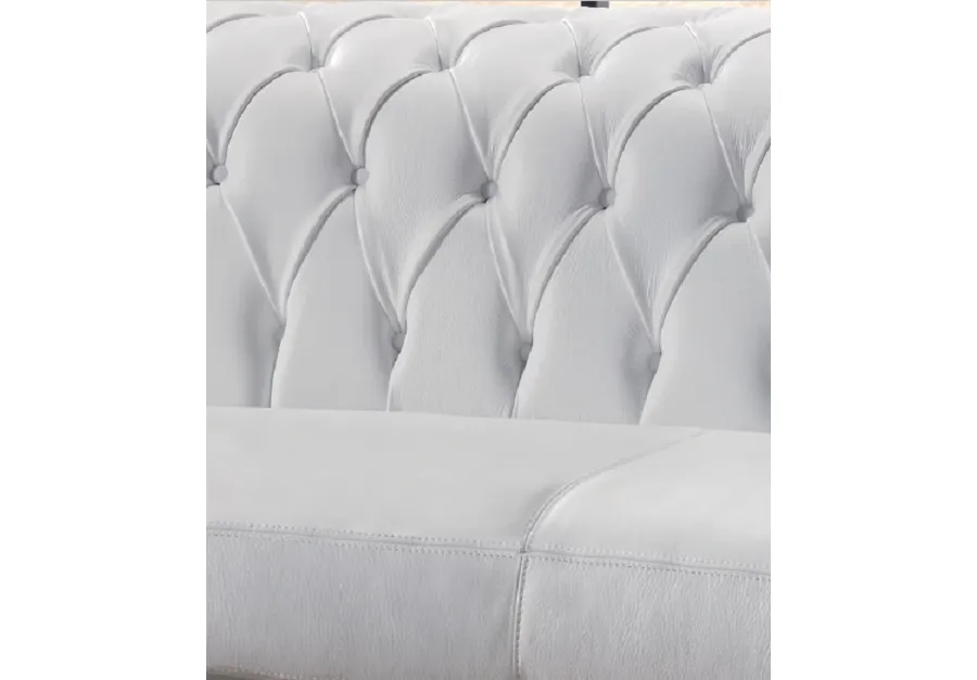 obrazek 2 Stylowa, czteroosobowa sofa chesterfield ze skóry